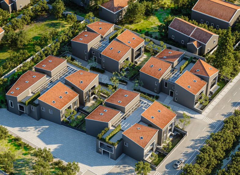 Benvenuti al Quadrifoglio, un nuovo splendido complesso che offre 47 raffinati appartamenti nell'affascinante Santa Stefano di Magra. Ogni appartamento è un modello di comfort moderno, dotato di un bagno lussuoso, aria condizionata e riscaldamento all'avan